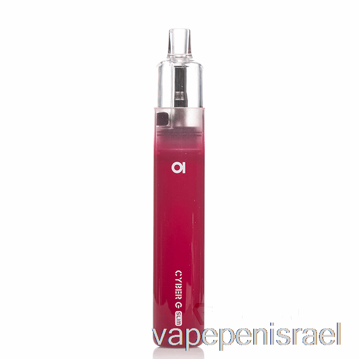 חד פעמי Vape Israel Aspire Cyber G Slim Pod System סגול אדום